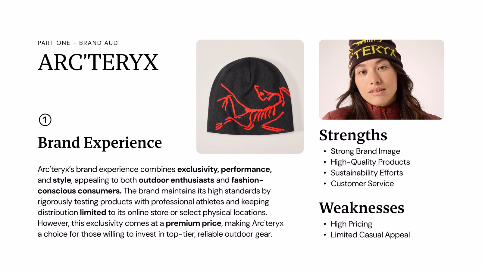 Arc'teryx brand audit: brand experience, strengths and weaknesses