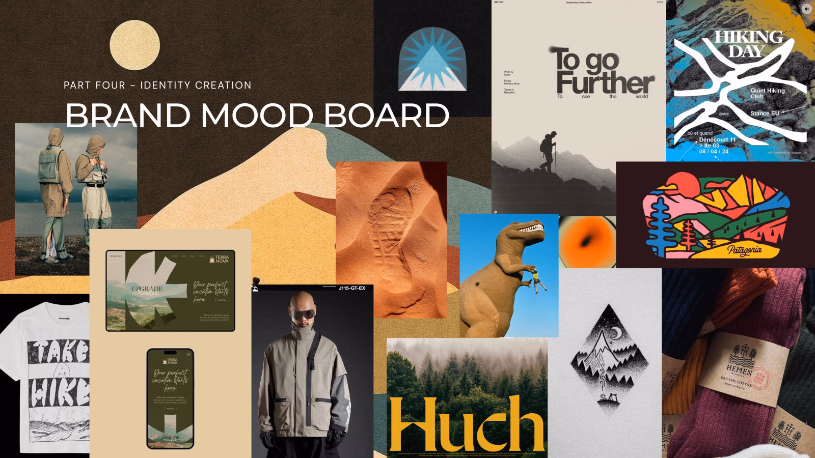 Brand mood board