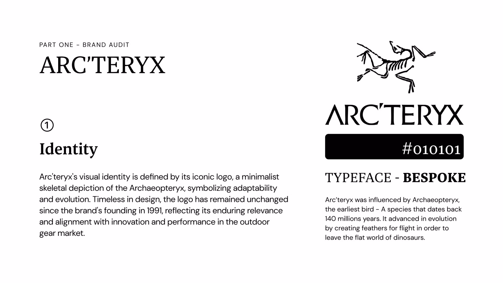 Arc'teryx brand audit: identity