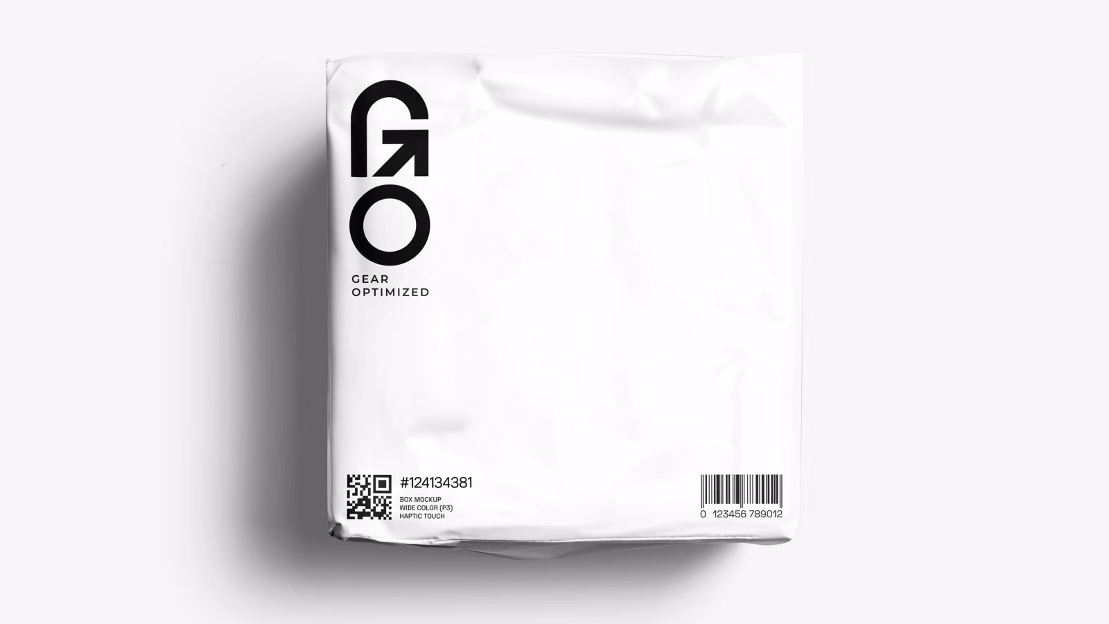 GO shipping package mockup