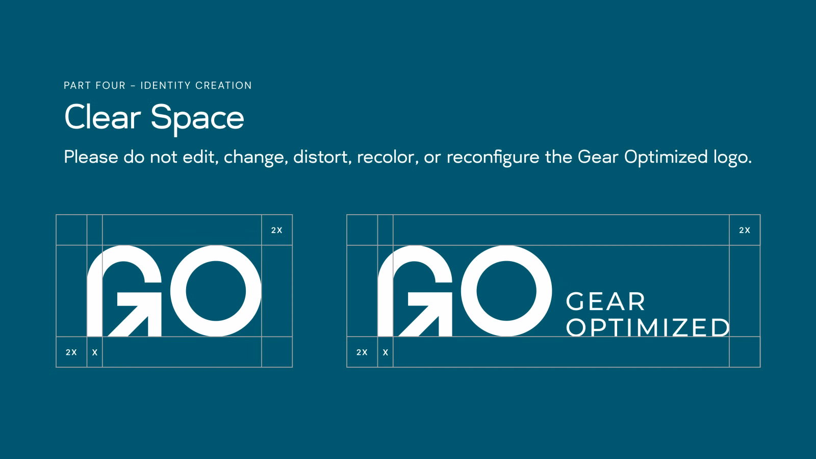 Logo clear space rules