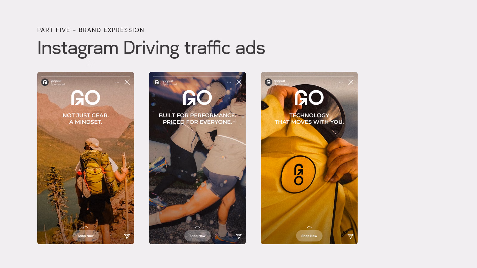 Instagram driving traffic ads