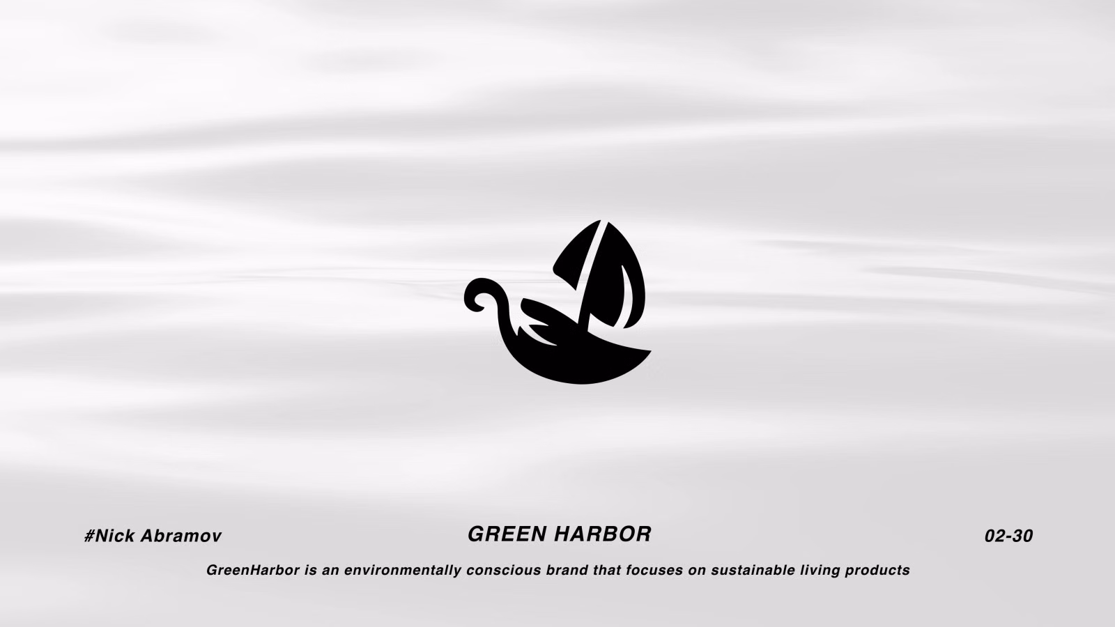 Green Harbor logo — a sailboat formed from a leaf and bird shape above rippling water