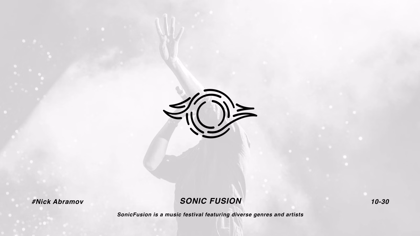 Sonic Fusion logo — a circular soundwave with wing-like flares