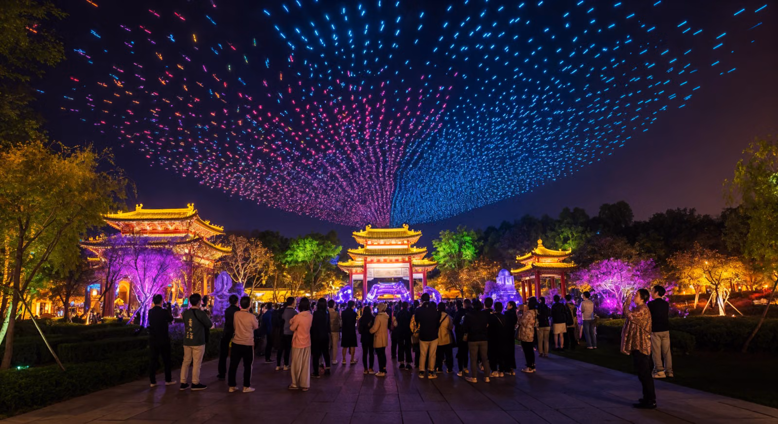 Drone Light Show – Silk Road Legacy